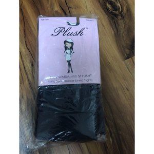 Plush Stay Warm and Stylish Fleece-lined Tights